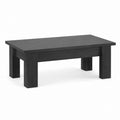 Couchtisch Schwarz MDF rechteckig 100 x 60 x 45 cm