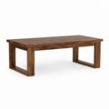 Couchtisch Braun aus Sheesham-Massivholz rechteckig 110 x 60 x 45 cm